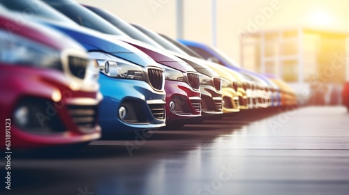 Autoshow im Überblick: Fahrzeuge stehen zum Verkauf bereit