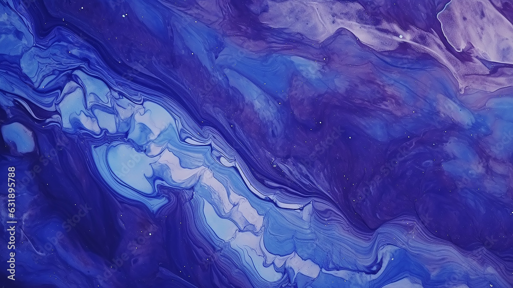 abstract texture blue marble, ink background