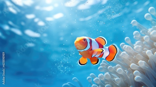 Clown fish in the water