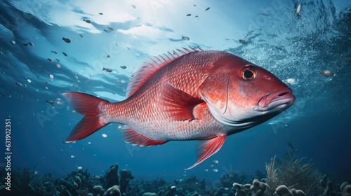 Nordic Red Snapper in the water