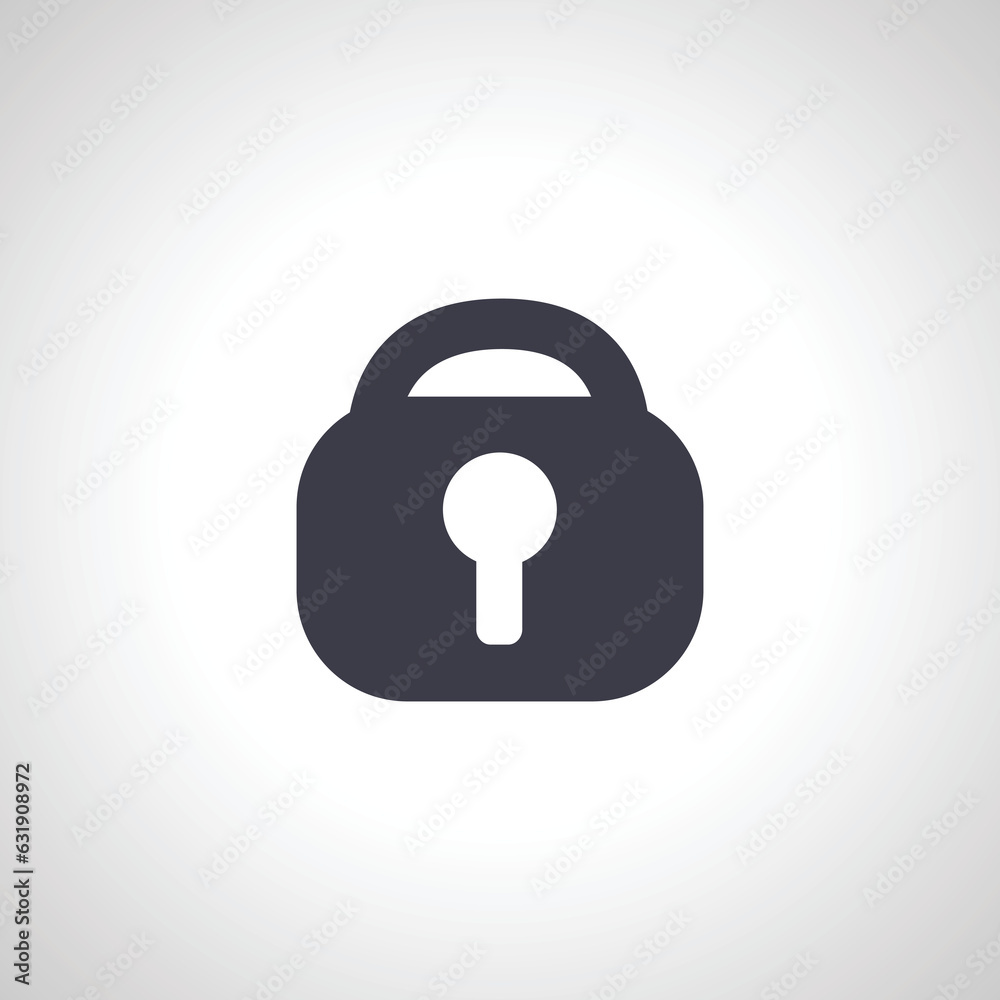 padlock icon. padlock isolated icon padlock icon. padlock isolated icon