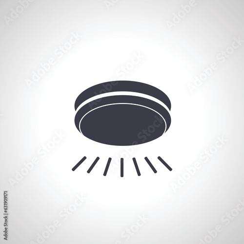 Smoke alarm detector isolated icon