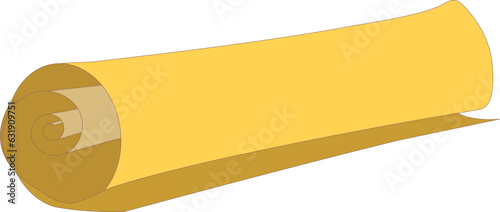 종이 두루마리 파피루스 벡터 일러스트