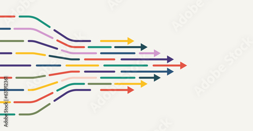 Abstract arrow direction. Technology background