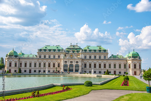 Canvas Print belvedere palace city