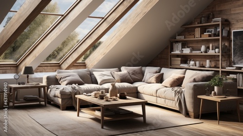 An elegant minimalist living room © Enea