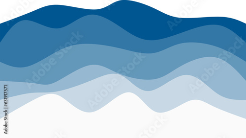 Abstract wavy vector background. Blue water wave sea line. vector illustration of sea waves