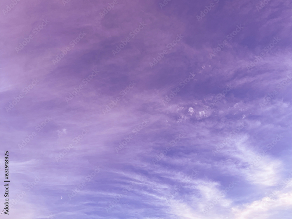 Fototapeta premium there are soft fluffy clouds in the sky