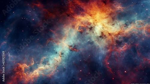 galaxy cosmos abstract multicolored background.