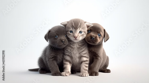 a group of cute puppies pets © kichigin19