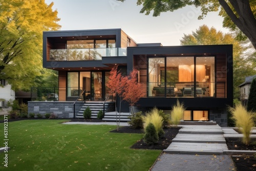 A complete collection of newly crafted Canadian properties designed for display purposes in Montreal, Quebec. photo