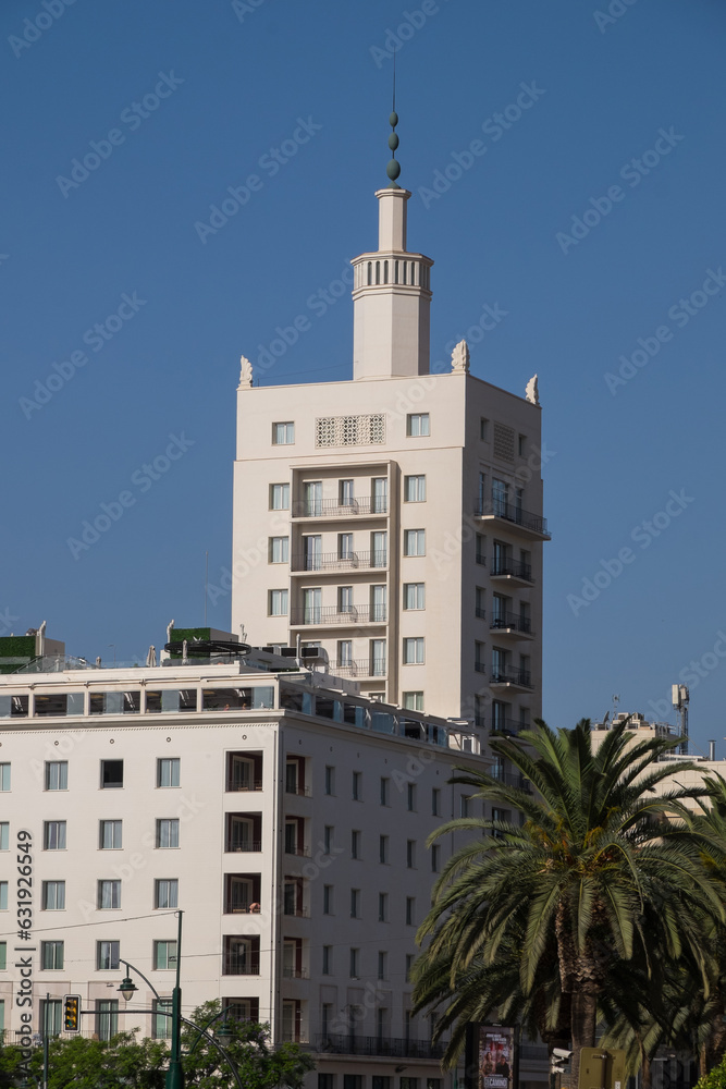 Edificio de La Equitativa en el centro urbano de la ciudad de Málaga