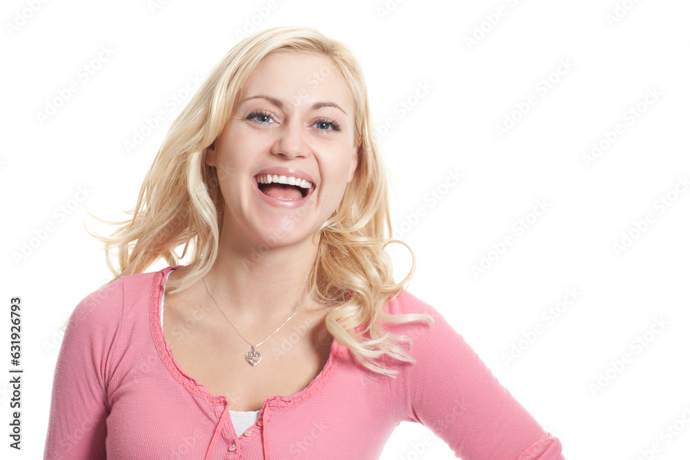 Portrait of young blonde woman Portrait of young blonde woman
