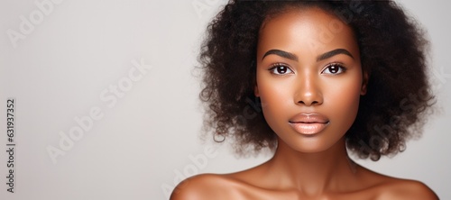 Closeup portrait of a beaut...