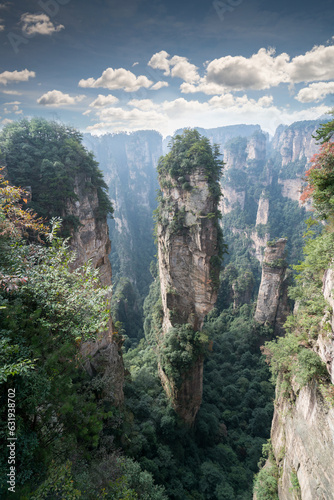 Mountains in Zhangjiajie national park