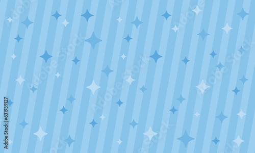 水色の星のシームレスな背景