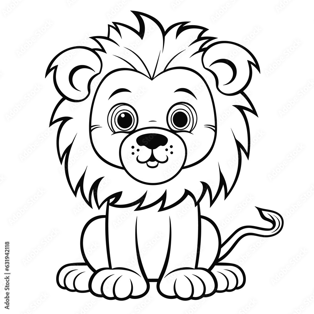 Lion coloring pages Png Lion coloring pages Png