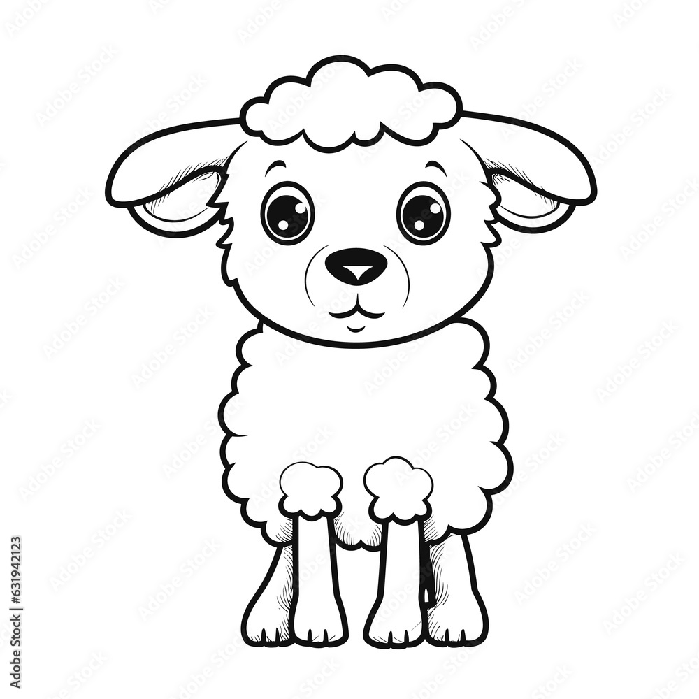 Sheep coloring pages Png Sheep coloring pages Png