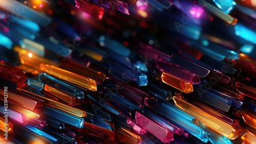 Crystals Background