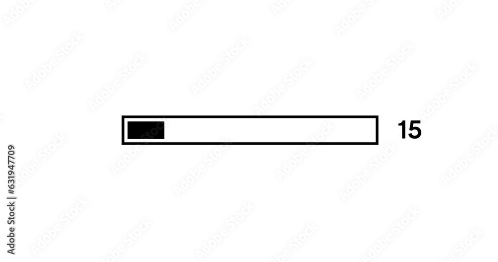 Status bar animation pack. Loading bar downloading. Barloading screen progress animation. Loading Transfer Download 0, 30 