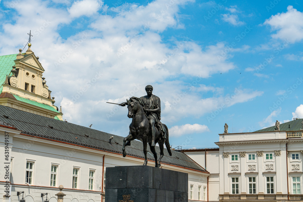 The Monument of Józef Poniatowski The Monument of Józef Poniatowski