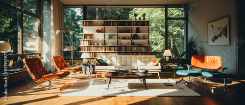 Beautiful unique interior with classic furniture pieces for home ideas © Faizah