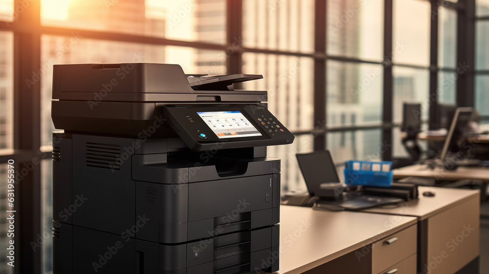 A modern photocopier in the office environment A modern photocopier in the office environment