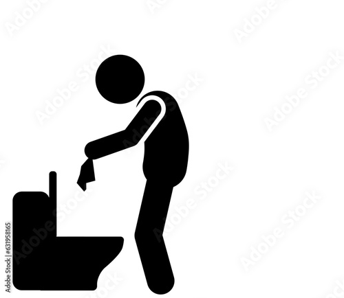 Do not flush paper towels, wipes or facial tissues