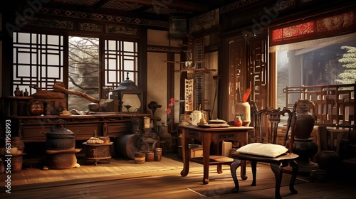 Korean Traditional Hanok Warm Interior