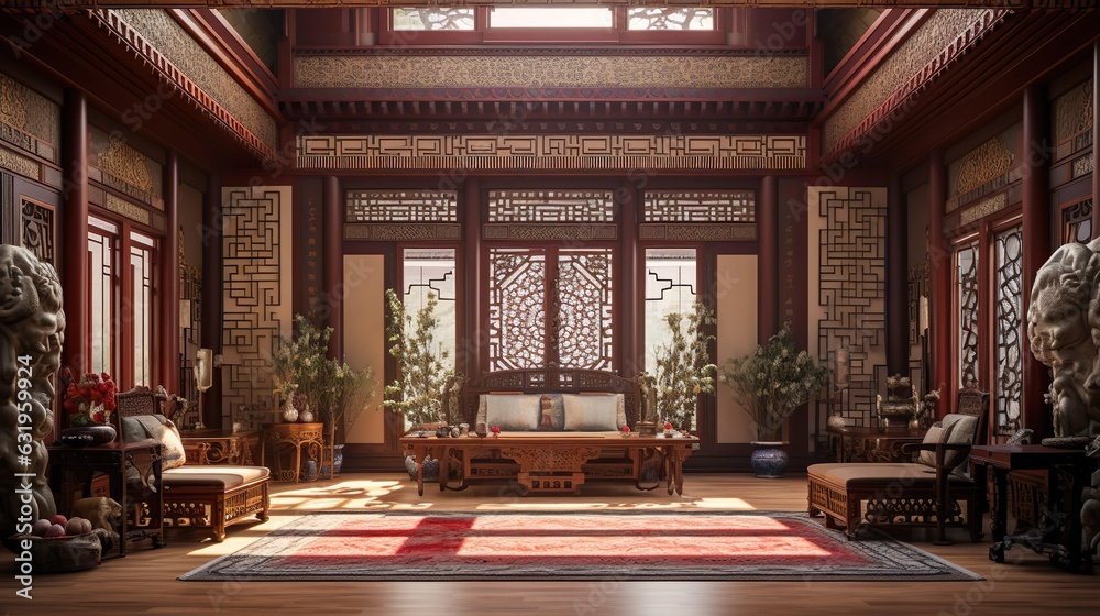 Collaboration between Korean traditional royal hanok luxury interior ...