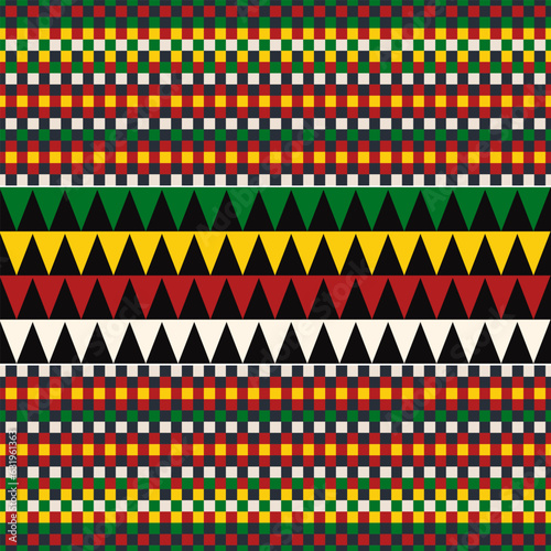 Seamless Kasuri pattern in triba,Gyp sy.Figure tribal embroidery.Indian,l.Aztec style abstract vector illustration.Ethnic stripe seamless pattern.textured ornament illustration,clothing and other.