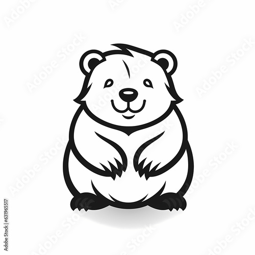 wombat illustration design