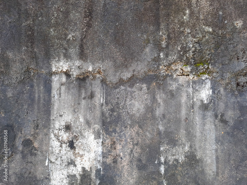 Old vintage crack wall texture background. Crack in concrete wall