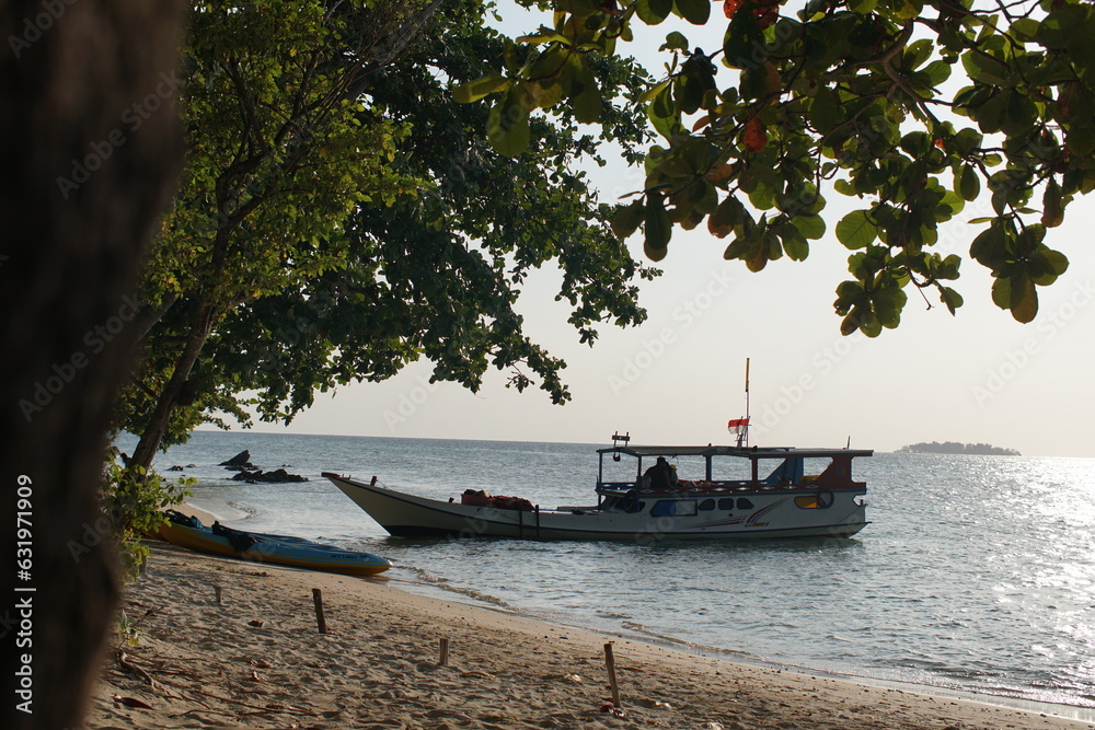 boat parking on the beach