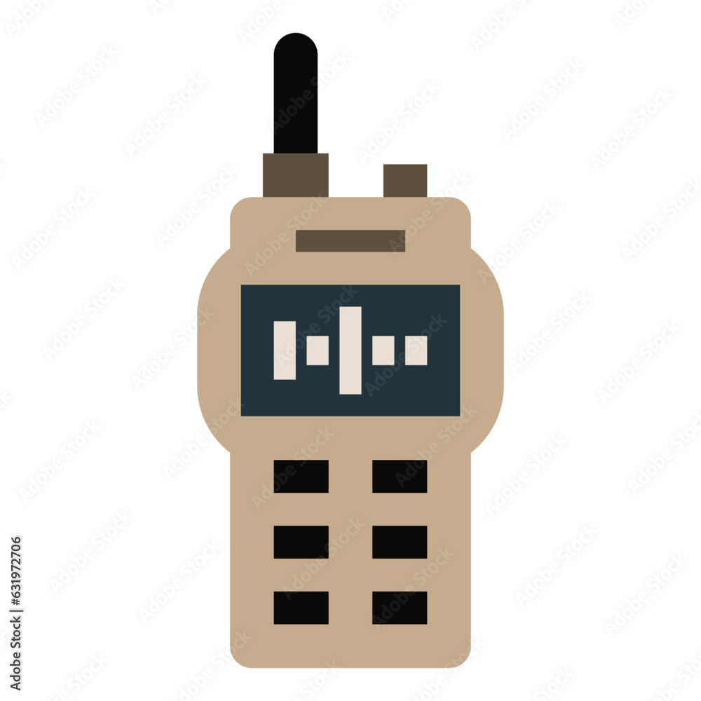 Obraz premium two way redio flat icon on white background