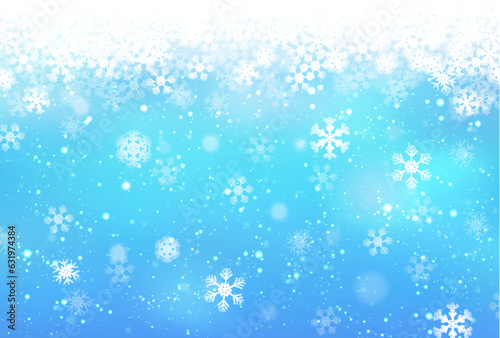 クリスマス　雪　風景　冬　背景