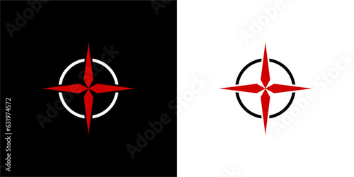 compass logo simple modern design