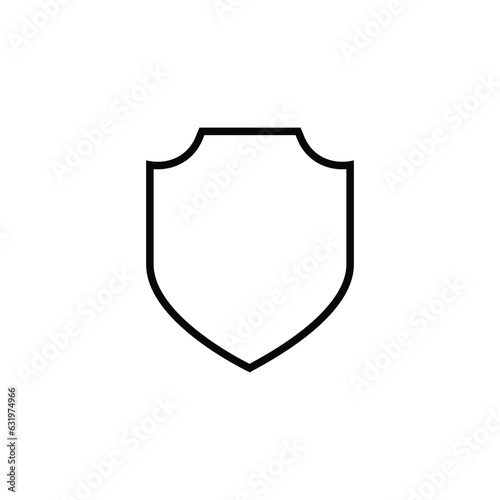 Safe, Shield, Guard, Protection, Black security icon. Protection symbol. concept. Abstract geometric background. vector illustration.