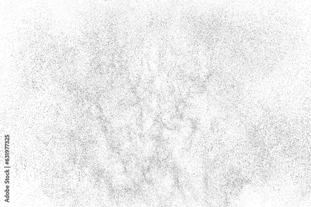 Obraz premium Distressed black texture. Dark grainy texture on white background. Dust overlay textured. Grain noise particles. Rusted white effect. Grunge design elements. Vector illustration, EPS 10.