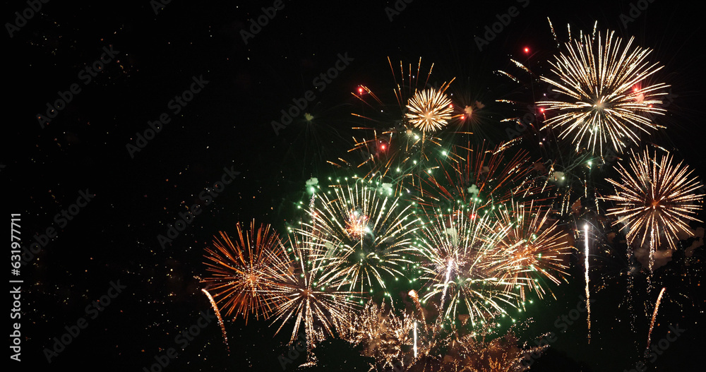Green Firework celebrate anniversary happy new year 2024, 4th of july holiday festival. Green firework in night time celebrate national holiday. Countdown to new year 2024 festival party time event Green Firework celebrate anniversary happy new year 2024, 4th of july holiday festival. Green firework in night time celebrate national holiday. Countdown to new year 2024 festival party time event