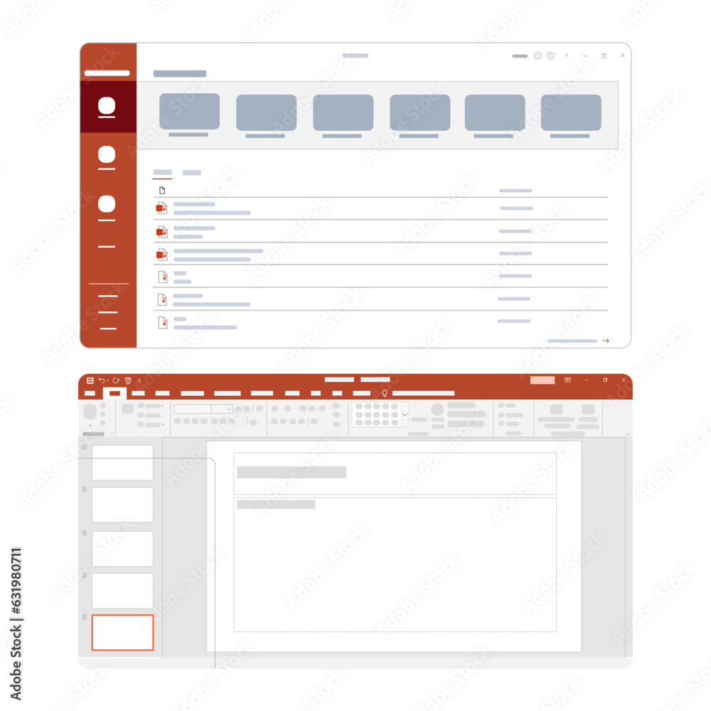 slide presentation application technology digital online device user interface screen