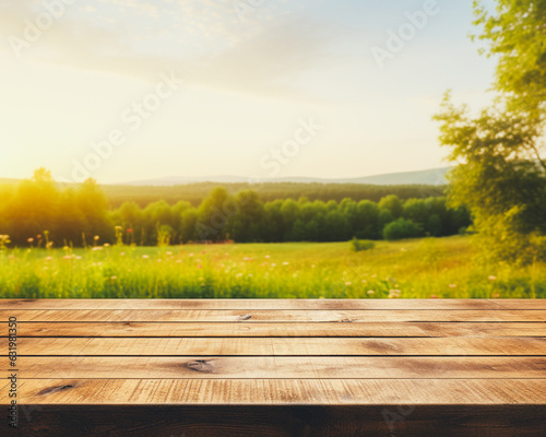 Free space table background for your irustic wooden and decor