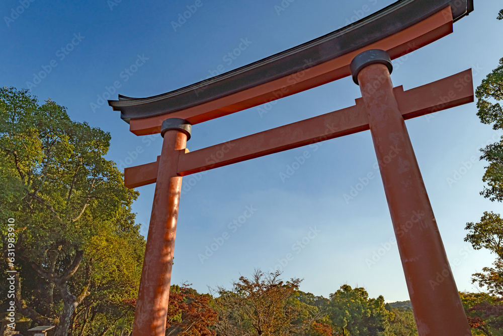 大分 宇佐神宮 表参道と大鳥居