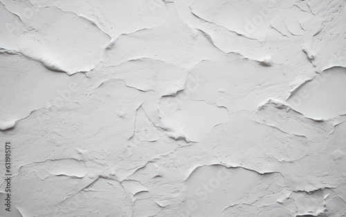 White rough filler plaster facade wall texture background.