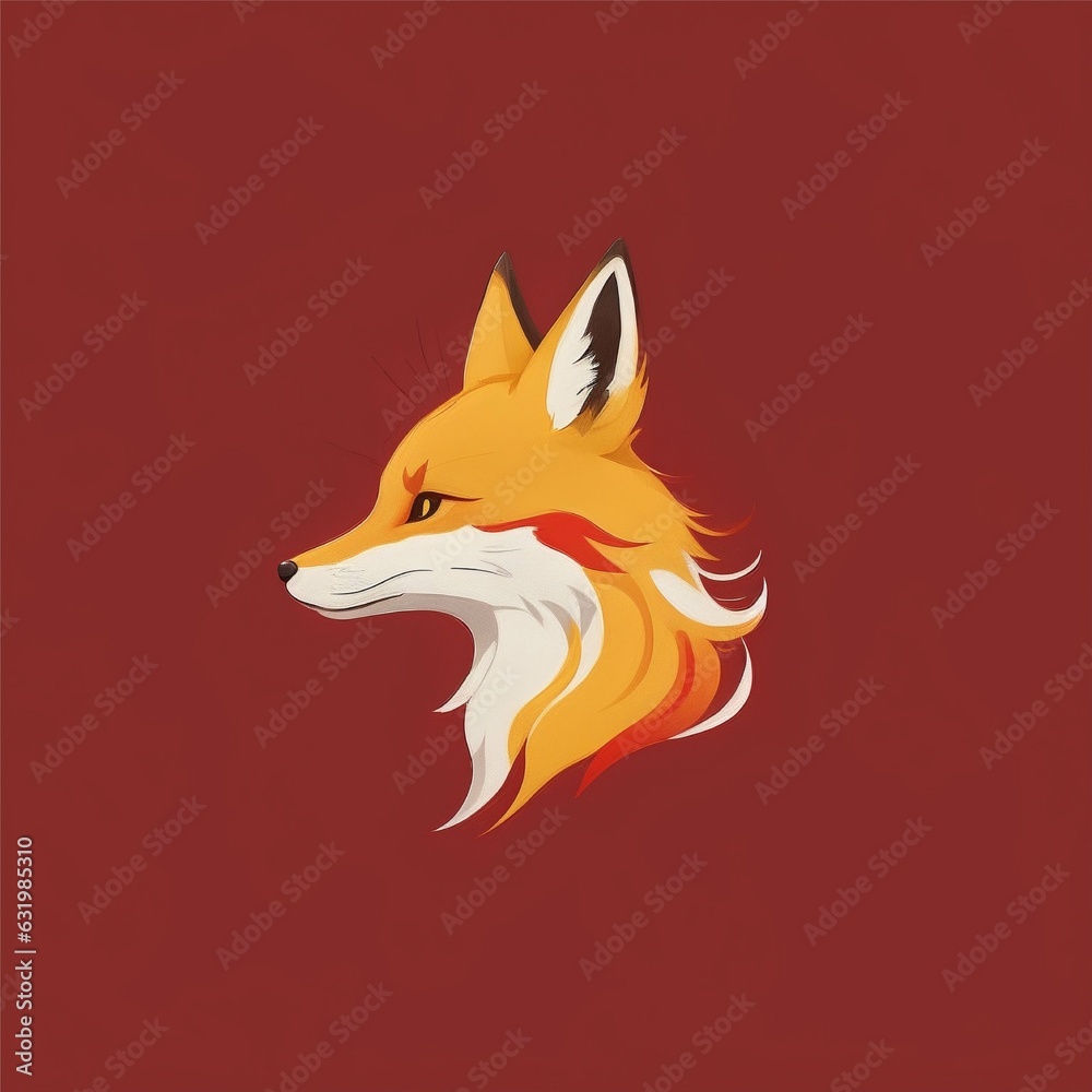 Head fox image design Head fox image design