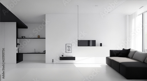 Minimal amazing interior design by Generative AI