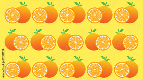 Fruit background, fresh orange, used for various functions