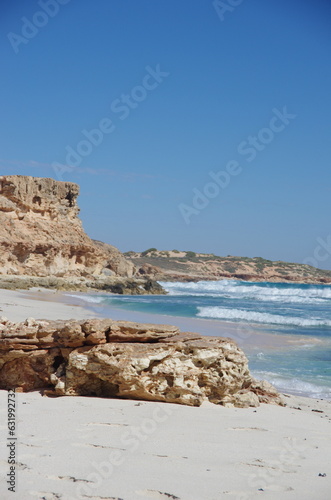 The coastline in the north-west of western australia