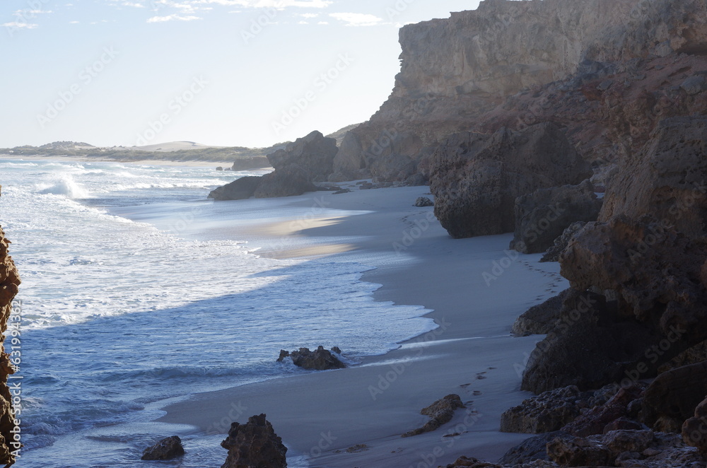 Obraz premium The coastline in the north-west of western australia