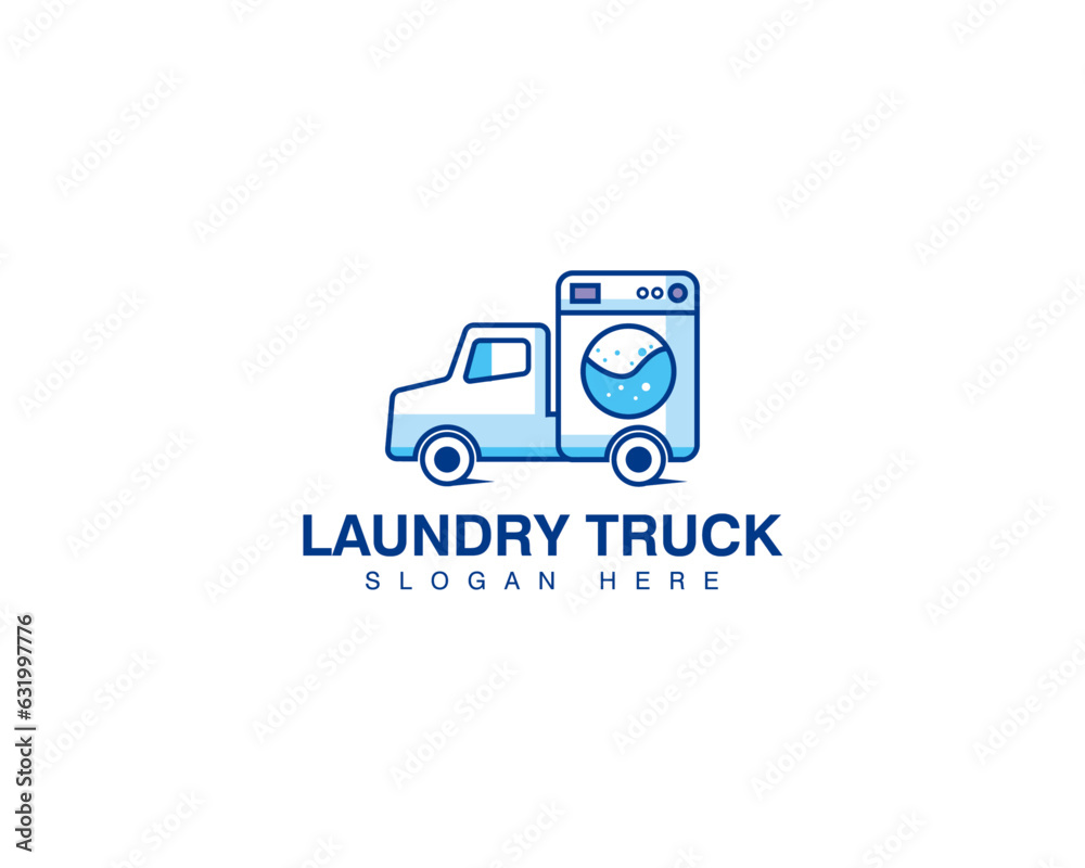 Laundry Truck business logo Laundry Truck business logo